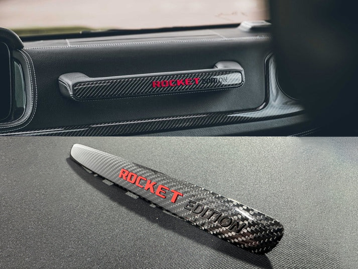 Brabus Rocket G900 Interior Passenger Handle Insertion Trim for Mercedes-Benz W463A G-Class